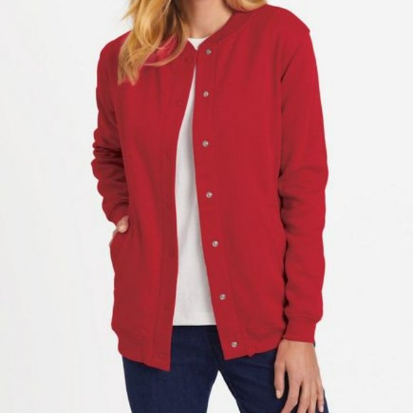 Nwt Blair Fleece Jacketcherry 